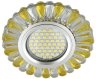 Встраиваемый светильник с LED подсветкой Fametto Luciole DLS-L145 Gu5.3 Glassy/Gold (UL-00003891)