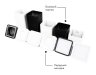 Насадка передняя для корпуса светильника с размером отверстия 70*70mm Ambrella light Diy Spot N7751