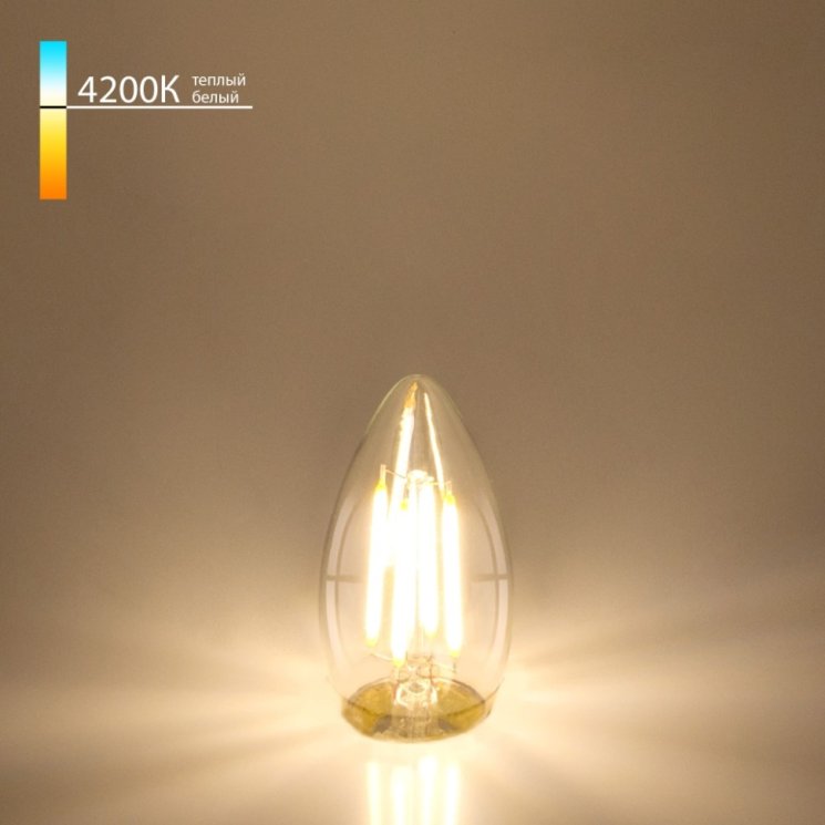 Филаментная светодиодная лампа E27 7W 4200К (белый) C35 Elektrostandard BLE2736 (a048673)