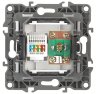 Розетка комбинированная RJ45+TV ЭРА 12 12-3110-15 Б0027450