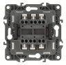 Выключатель двухклавишный ЭРА 12 10AX 250V 12-1104-02 Б0014646