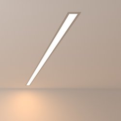 Линейный светодиодный встраиваемый светильник 128см 25W 3000K матовое серебро (101-300-128) Elektrostandard (a041459)