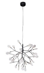 Подвесная люстра Crystal Lux Evita SP36 BLACK/TRANSPARENT (1690/236)