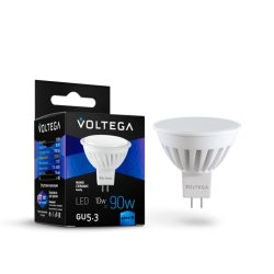 Светодиодная лампа GU5.3 10W 4000К (белый) Ceramics Voltega 7075