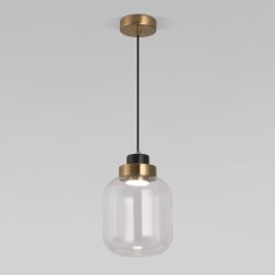 Подвесной светодиодный светильник Jeffry Eurosvet 50240/1 LED прозрачный