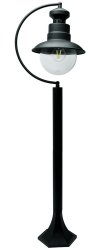 Светильник садово-парковый Feron PL576 столб 60W 230V E27, черный 11599
