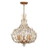 Подвесная люстра с лампочками Favourite Batun 2020-5P+Lamps E14 Свеча