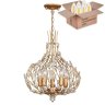 Подвесная люстра с лампочками Favourite Batun 2020-5P+Lamps E14 Свеча