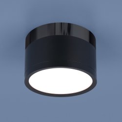 DLR029 10W 4200K черный матовый/черный хром Светодиодный накладной светильник Elektrostandard