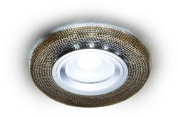 Встраиваемый светодиодный светильник Ambrella light Led S290 BK