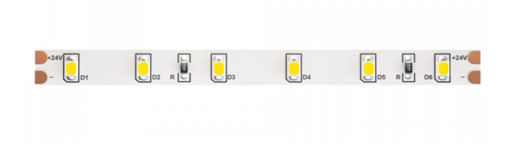 5м. Светодиодная лента холодного цвета 6000К, 4,8W, 24V, 60LED, IP20 Led strip Maytoni 10138