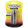 Ручной светодиодный фонарь на батарейках. Дальность луча - 83м. Трофи TMB1 (Б0023318)