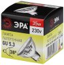 Галогенная лампа GU5.3 35W 3000К (теплый) Эра GU5.3-JCDR (MR16) -35W-230V-CL (C0027363)