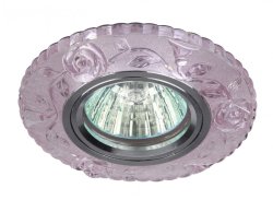 Встраиваемый светильник cо LED подсветкой Эра DK LD16 PK/WH (Б0028084)
