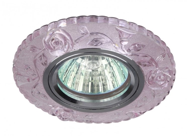 Встраиваемый светильник cо LED подсветкой Эра DK LD16 PK/WH (Б0028084)
