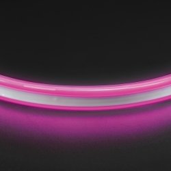 1м. Неоновая лента розового цвета 9,6W, 220V, 120LED/m, IP65 Neoled Lightstar 430109