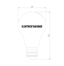 Филаментная светодиодная лампа E27 8W 3300K (теплый) А60 Elektrostandard BLE2705 (a048278)
