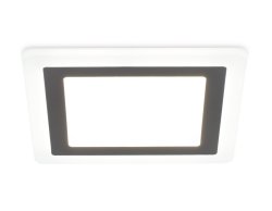 Встраиваемый светодиодный светильник с подсветкой Ambrella light Downlight DCR396