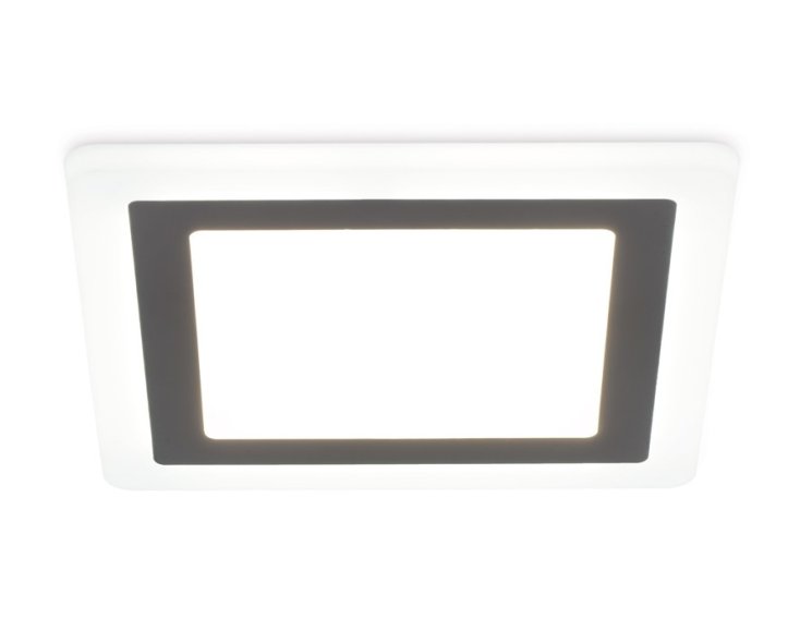 Встраиваемый светодиодный светильник с подсветкой Ambrella light Downlight DCR396