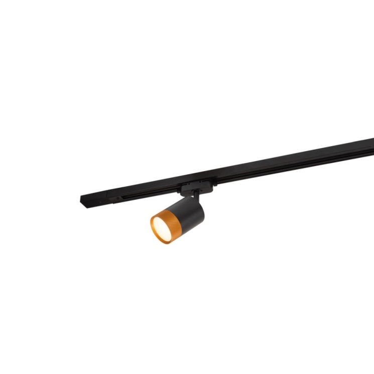 Однофазный LED светильник 7W 3000К для трека Denkirs DK6405-BG