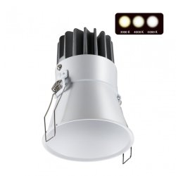 Встраиваемый светодиодный светильник с диммером Novotech Lang 358908