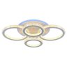 Люстра потолочная светодиодная с пультом ДУ Profit Light 8017/2+2 WHT 168W+8W RGB