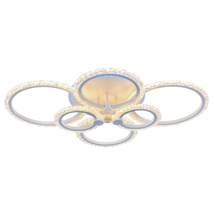 Светодиодная диммируемая люстра с ПДУ Profit Light 8027/6 WHT