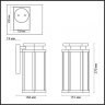 Уличный настенный светильник Odeon Light Gino с лампочкой 4048/1W+Lamps E27 P45