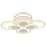 Светодиодная диммируемая люстра с ПДУ Profit Light 5891/4+4B WHT 248W+8W RGB