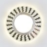 Встраиваемый светильник с LED подсветкой Elektrostandard 2248 MR16 SL/WH зеркальный/белый (a047761)