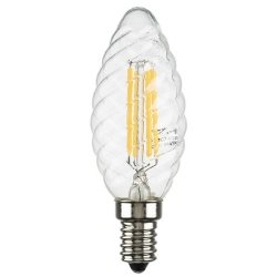 Филаментная светодиодная лампа E14 6W 4000K (белый) C35 LED Lightstar (933704)