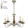 Подвесная люстра с лампочками Velante 307-503-05+Lamps E14 Свеча
