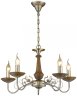 Подвесная люстра с лампочками Velante 307-503-05+Lamps E14 Свеча