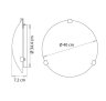 Настенно-потолочный светильник Arte Lamp Plain с поддержкой Алиса A3720PL-3CC-A