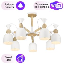 Люстра на штанге Velante с поддержкой Алиса 225-003-07-A