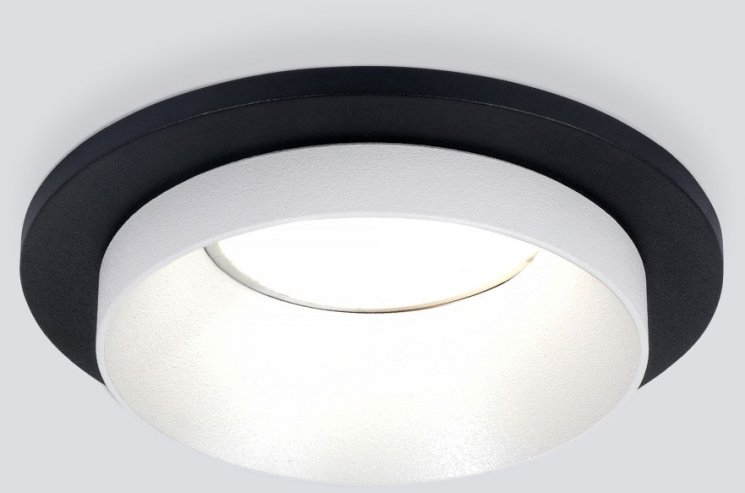 Встраиваемый светильник Elektrostandard 114 MR16 белый/черный (a053344)