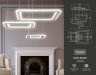 Подвесная диммируемая люстра с пультом ДУ Ambrella light Acrylica FA4329