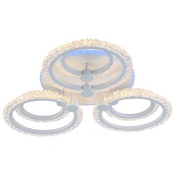 Светодиодная диммируемая люстра с ПДУ Profit Light 8027/3+3 WHT B