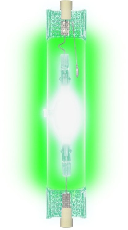 Металлогалогенная лампа R7s 150W зеленый Uniel MH-DE-150-GREEN-R7s зеленый (3802)