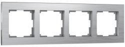 Рамка на 4 поста (алюминий) Werkel W0041706