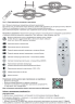 Потолочная люстра с управлением Wi-Fi Camelion LCL-1005 (14613)