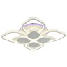 Светодиодная диммируемая люстра с ПДУ Profit Light 5892/4+4B WHT 248W+8W RGB