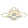 Светодиодная диммируемая люстра с ПДУ Profit Light 5892/4+4B WHT 248W+8W RGB