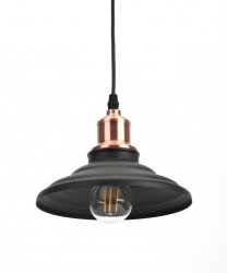 Подвесной светильник ЭРА Loft PL4 BK/RC