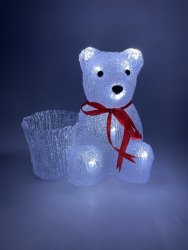Светодиодная фигура ЭРА медвежонок с корзинкой ENIOF - 12 Б0047974