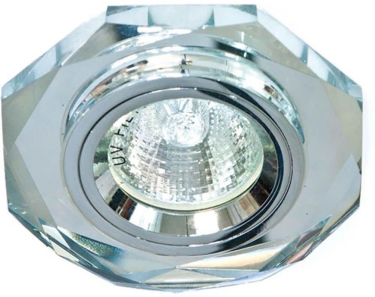 Светильник встраиваемый Feron DL8020-2/8020-2 потолочный MR16 G5.3 серебристый 19701