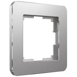 Рамка на 1 пост Platinum (алюминий) Werkel W0012606