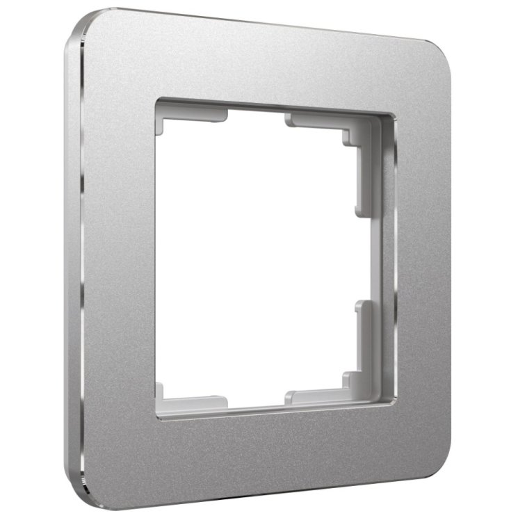Рамка на 1 пост Platinum (алюминий) Werkel W0012606