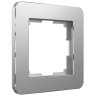 Рамка на 1 пост Platinum (алюминий) Werkel W0012606