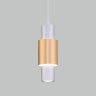 Подвесной светодиодный светильник Bento Eurosvet 50204/1 LED матовое серебро/матовое золото (a051715)
